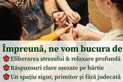 Atelier de scriere creativă pentru echilibru personal, la Suceava