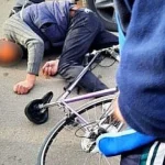Bărbat cu alcoolemie de 1,35 mg/l, spitalizat după ce a căzut de pe bicicletă