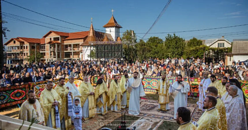Biserica Mănăstirii Băișești din ținutul Fălticenilor a fost sfințită