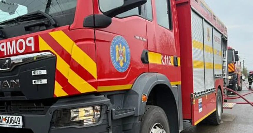 Bucătăria de vară mistuită de flăcări i-a adus un dosar penal pentru distrugere din culpă