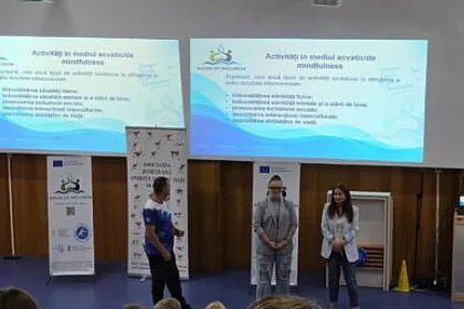 Copiii români și ucraineni se întâlnesc prin activități acvatice și mindfulness