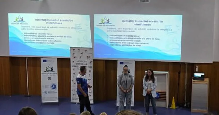 Copiii români și ucraineni se întâlnesc prin activități acvatice și mindfulness