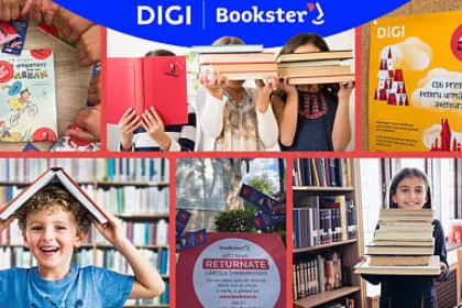 DIGI și Fundația Îmi Pasă aduc mii de cărți elevilor din Tulcea, Brașov și Dolj