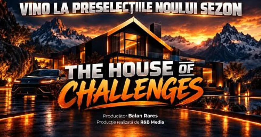 House of Challenges, sezonul 2: preselecții la Liteni până pe 5 octombrie