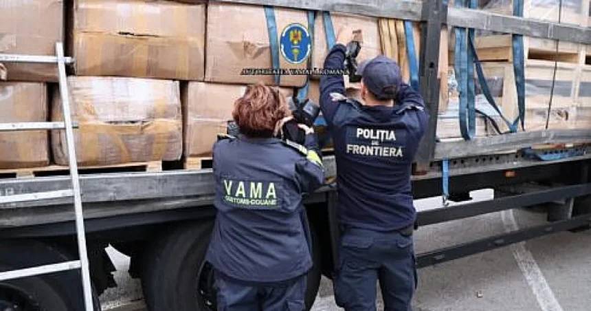 Inspectorii vamali au descoperit 87.200 de țigarete și mărfuri de peste 800.000 lei