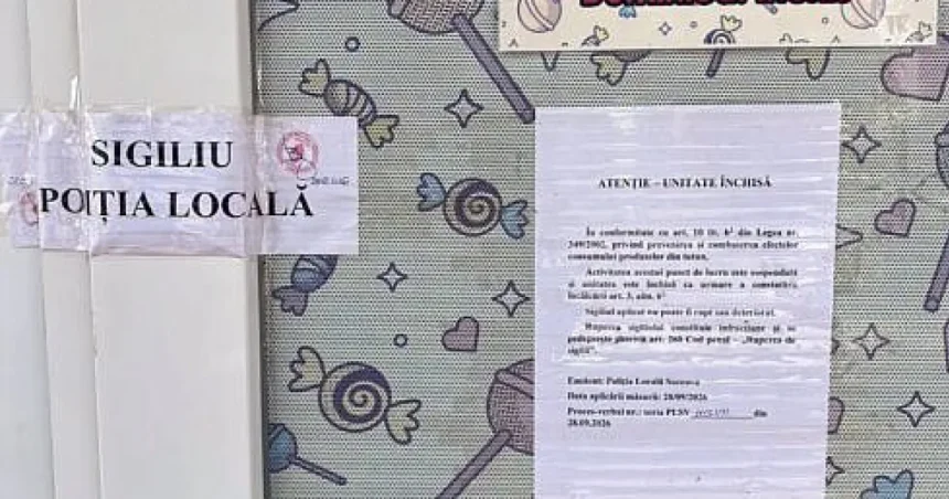 Magazin din Suceava, închis și amendat cu 10.000 lei pentru vape către minori