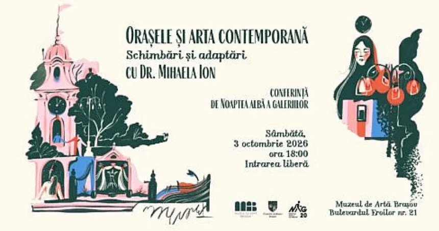 Muzeul de Artă Brașov invită la conferință despre orașe și artă contemporană
