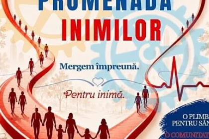 Nouă ediție a „Promenadei inimilor”, organizată de cluburile Rotary din Suceava