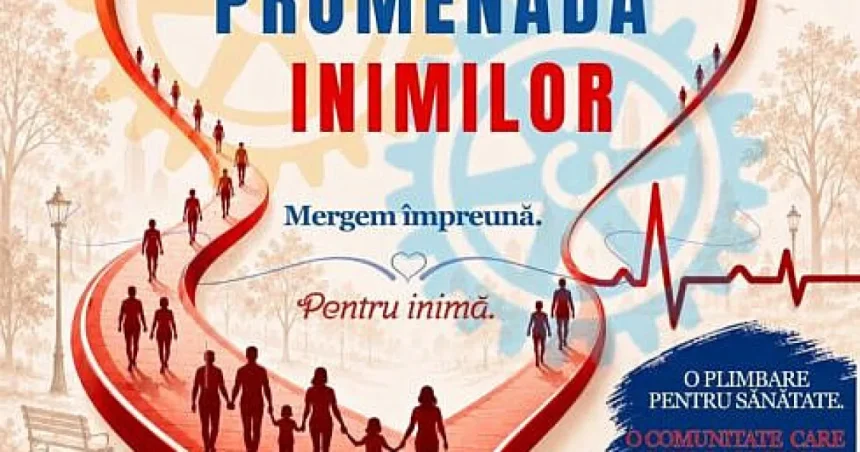 Nouă ediție a „Promenadei inimilor”, organizată de cluburile Rotary din Suceava