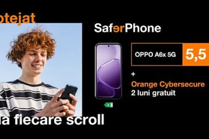 Orange România lansează SaferPhone, soluția pentru primul telefon al copilului