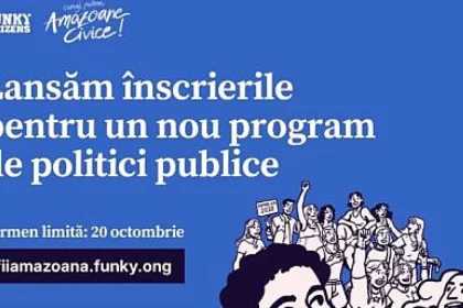 Organizația Funky Citizens recrutează 50 de femei pentru programul Amazoane Civice 2028