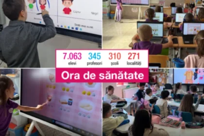 Peste 7.000 de elevi au învățat educație pentru sănătate prin Ora de sănătate