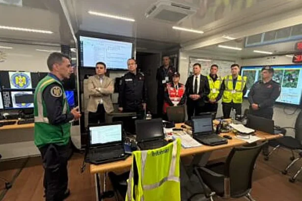 Prefectul și președintele CJ, la exercițiul „CROSSFLOOD” de la Siret