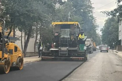 Primăria Suceava modernizează strada Tineretului din Burdujeni