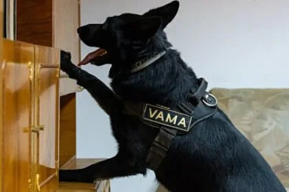 Școala de elită a Vămii Române: câinii învață să detecteze droguri și explozivi