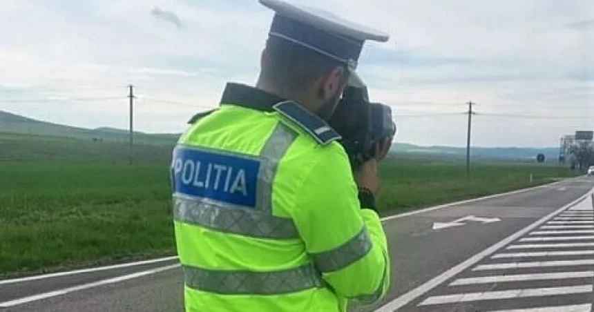 Șofer băut, prins cu 103 km/h prin Păltinoasa. Amendă de 1.947,25 lei