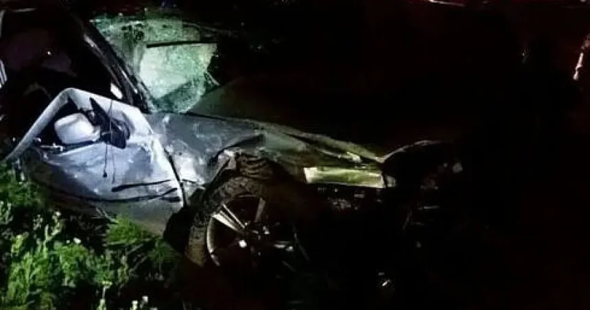 Șofer oprit cu mașina într-un gard din Vicovu de Sus, după ce a ignorat semnalul Poliției