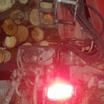 Șoferul a fost amendat, iar lemnul transportat ilegal a fost confiscat