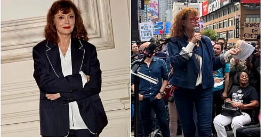 Susan Sarandon, reținută la New York în timpul unui protest anti-Netanyahu