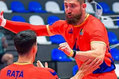 Volei masculin: România, în optimile Campionatului European. Rață, cel mai bun