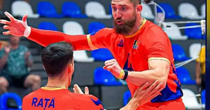 Volei masculin: România, în optimile Campionatului European. Rață, cel mai bun