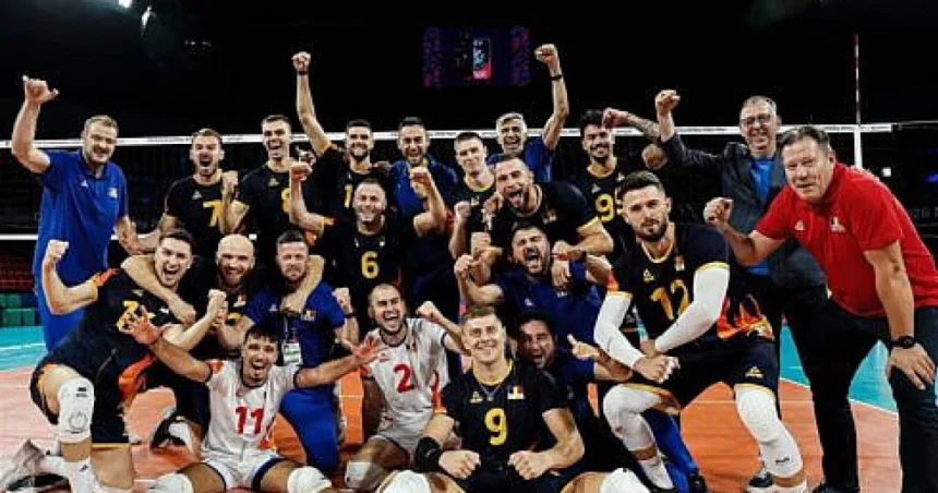 Volei masculin: România, în sferturi la CE, cu Rață și Lupu