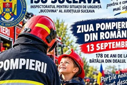 Ziua Porților Deschise la ISU Suceava, de Ziua Pompierilor