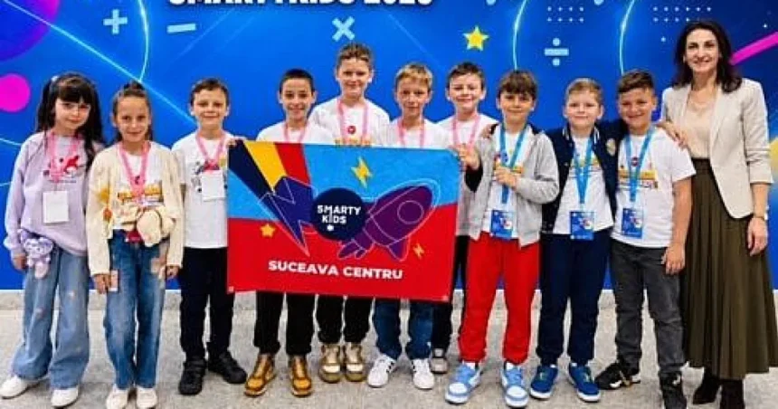10 premii pentru SmartyKids Suceava Centru la Olimpiada Națională de Aritmetică Mentală