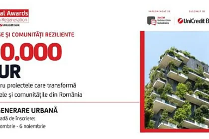 90.000 de euro pentru proiecte care transformă orașele: Înscrieri la Social Awards 2026