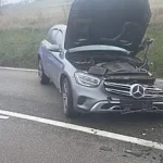 Accident pe E85 la Bunești, provocat de o șoferiță de 28 de ani