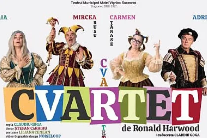 Adrian Păduraru joacă în „Cvartet” la Suceava, cu Maia Morgenstern și Carmen Tănase