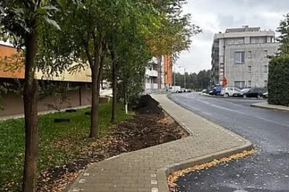 Aleea Jupiter din Suceava, aproape finalizată. Rîmbu vrea o grădină plină de culoare