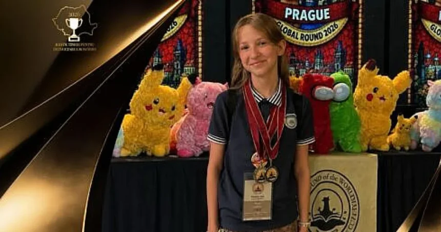Arina Lăzărică, printre cei mai buni elevi ai lumii