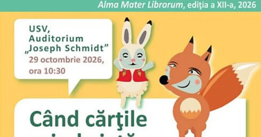 Cărțile prind viață la Salonul Internațional de Carte „Alma Mater Librorum”