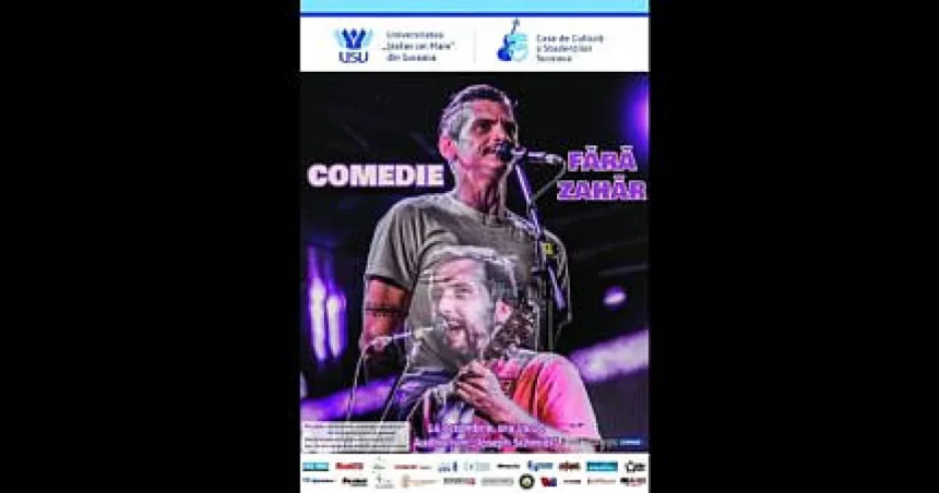 Casa de Cultură a Studenților Suceava invită publicul la „Comedie fără zahăr”