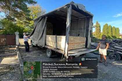 Cherestea confiscată la Valea Moldovei pentru transport ilicit de lemn