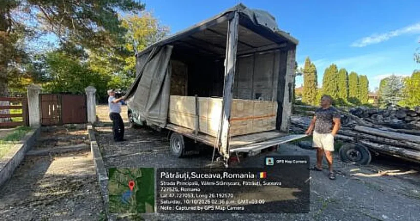 Cherestea confiscată la Valea Moldovei pentru transport ilicit de lemn