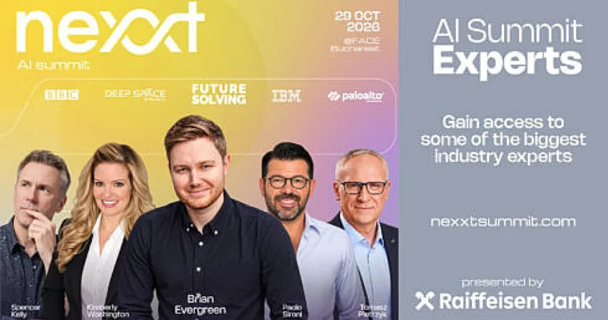 Companii de top în AI vin la NEXXT AI Summit, în București
