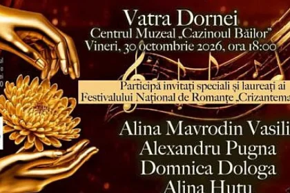 Concertul „Familia romanței”, „Rapsodii de toamnă”, la Vatra Dornei