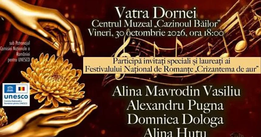 Concertul „Familia romanței”, „Rapsodii de toamnă”, la Vatra Dornei