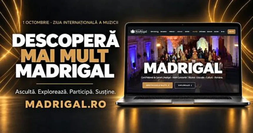 Corul Madrigal lansează un nou website de Ziua Internațională a Muzicii