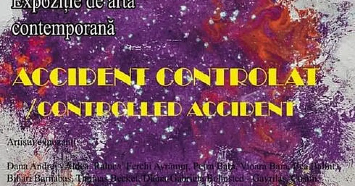 Costin Brăteanu expune la Oradea în cadrul proiectului „ACCIDENT CONTROLAT”