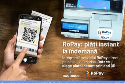 Danubius integrează RoPay în casele de marcat Datecs MX și BlueCash