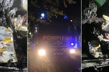 Două icoane au rămas aproape intacte după incendiul care a mistuit o casă din Horodniceni