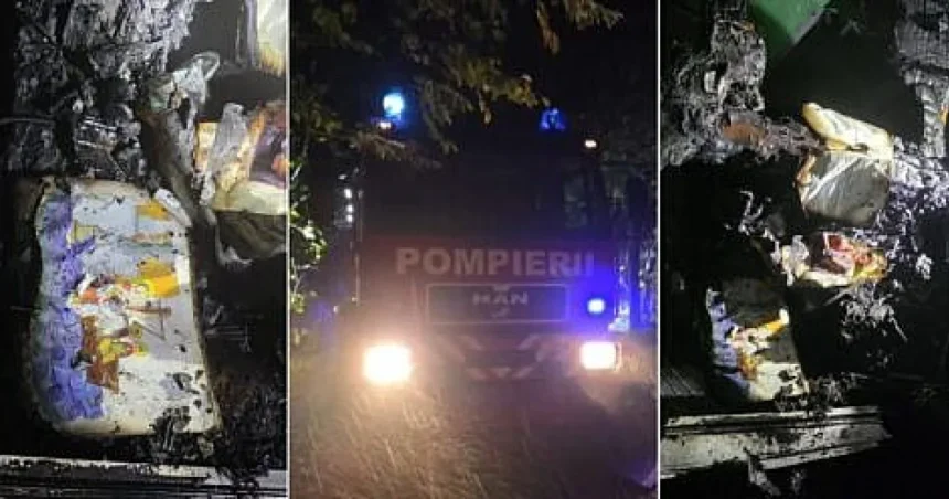 Două icoane au rămas aproape intacte după incendiul care a mistuit o casă din Horodniceni