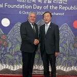 Dumitru Mihalescul, la recepția Ambasadei Coreei de Ziua Fondării Statului Coreean (foto)