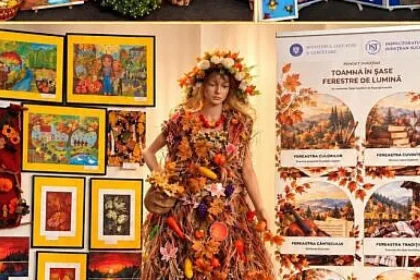 Expoziție colorată dedicată toamnei la Inspectoratul Școlar Județean Suceava