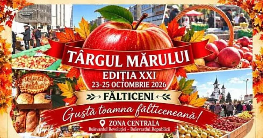 Fălticeniul găzduiește la finalul săptămânii o nouă ediție a „Târgului Mărului”