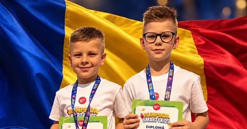 Frații Simota din Rădăuți, de 8 și 6 ani, câștigă premii la matematică