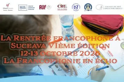 „La Rentrée francophone” revine la Suceava pe 12-13 octombrie